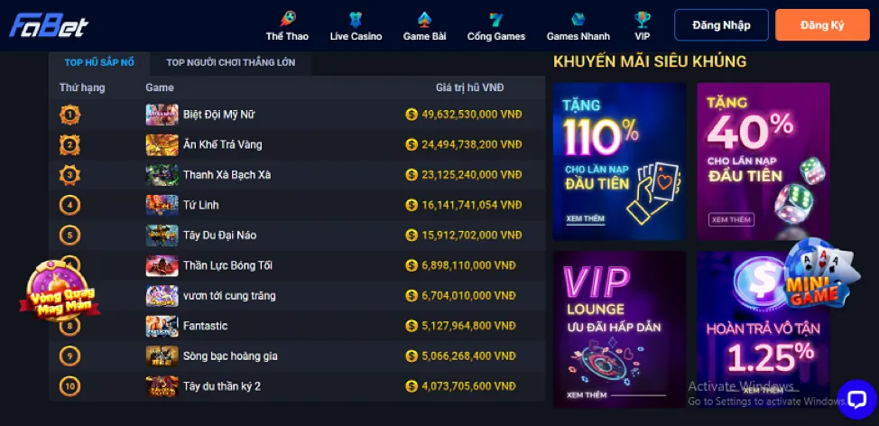 Khuyến mãi nạp đầu bắn cá 555win